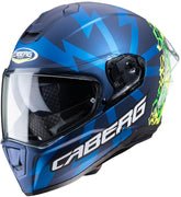 CABERG-Casco DRIFT EVO STORM MATT BLUE/YELLOW FLUO/GREEN FLUO - SECURTEX MOTOR S.L (t/a MaximoMoto)