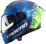 CABERG-Casco DRIFT EVO STORM MATT BLUE/YELLOW FLUO/GREEN FLUO - SECURTEX MOTOR S.L (t/a MaximoMoto)