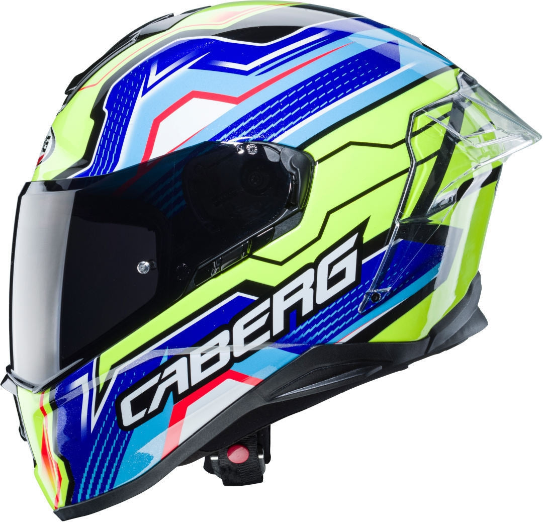 CABERG-Casco DRIFT EVO LB29 BLACK/YELLOW FLUO/BLUE - SECURTEX MOTOR S.L (t/a MaximoMoto)