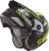 CABERG-Casco Tourmax Marathon MATT/BLACK/WHITE/YELLOW F - SECURTEX MOTOR S.L (t/a MaximoMoto)