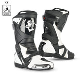 BELA - Botas Piel Race Pro (R-6) Negro/Blanco - SECURTEX MOTOR S.L (t/a MaximoMoto)