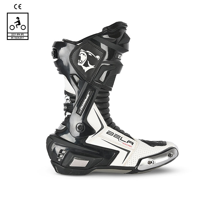 BELA - Botas Piel Speedo 2.0 Negro/Blanco - SECURTEX MOTOR S.L (t/a MaximoMoto)