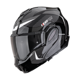 SCORPION EXO-TECH EVO PRO ACUTI CASCO DE MOTO Negro-Plata
