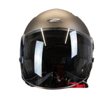 CASCO JET ZS-617 MATT BLACK SILVER-S - SECURTEX MOTOR S.L (t/a MaximoMoto)