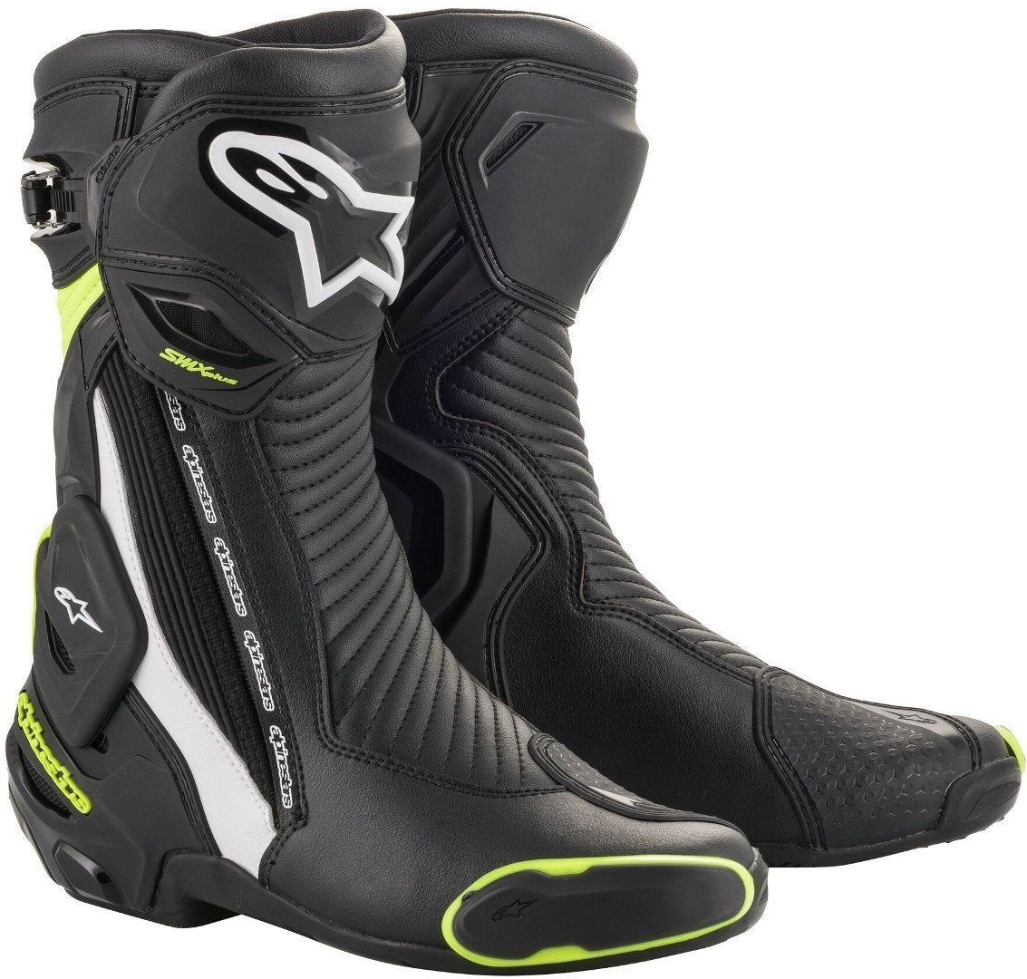 Alpinestar - Botas SMX PLUS V2 Negro/Blanco/Amarillo Flou - SECURTEX MOTOR S.L (t/a MaximoMoto)