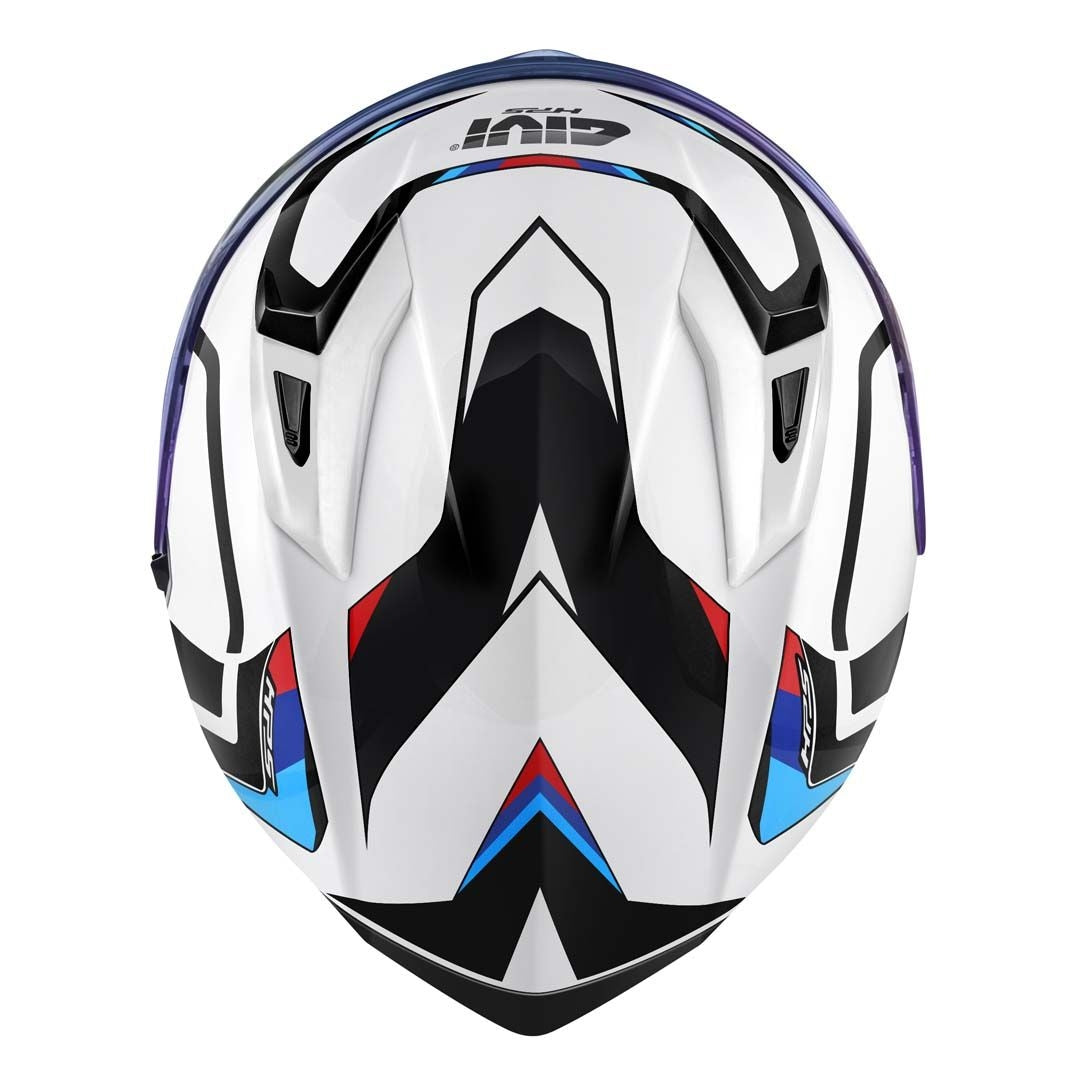 GIVI 50.8 MACH1 CASCO Integral Blanco Negro Rojo - SECURTEX MOTOR S.L (t/a MaximoMoto)