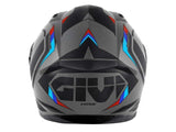 GIVI 50.8 MACHI1 Moto Integral Casco Gris mate Negro Rojo - SECURTEX MOTOR S.L (t/a MaximoMoto)
