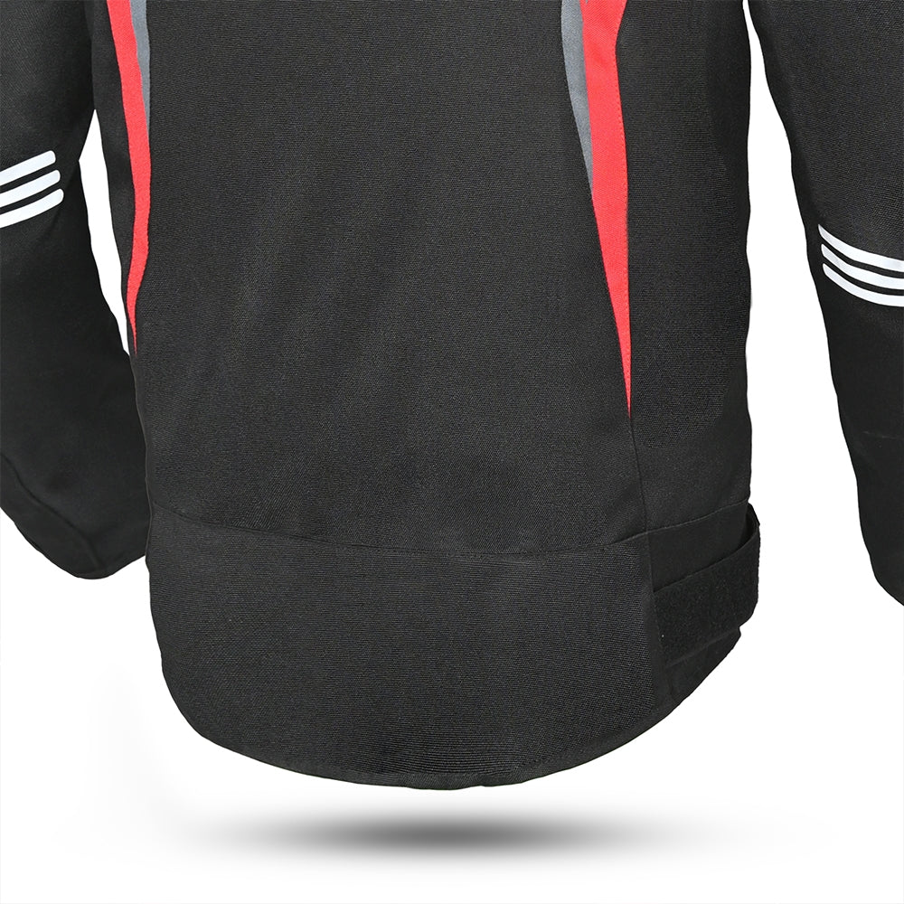 BELA - Chaqueta Textil Bradley Negro/Rojo - SECURTEX MOTOR S.L (t/a MaximoMoto)