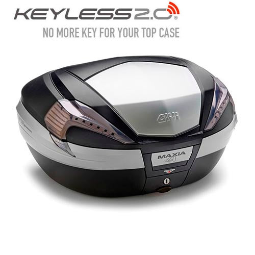 GIVI - MALETA MK 56 LTS. V56/MAXIA4.NEGROC/T.ALU.C/CAT.AHUM.C/E175 - SECURTEX MOTOR S.L (t/a MaximoMoto)