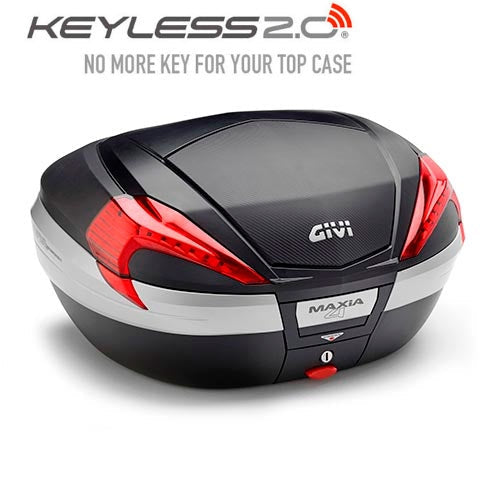 GIVI - MALETA MK 56 LTS. V56/MAXIA4.NEGROC/T.NEG.C/CAT.ROJO.C/E175 - SECURTEX MOTOR S.L (t/a MaximoMoto)