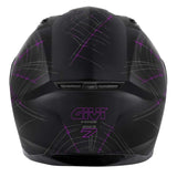 CASCO FULL 50.7 PHOBIA MATT BLACK PURPLE - SECURTEX MOTOR S.L (t/a MaximoMoto)