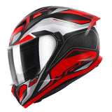 Casco Integral De Moto Givi 50.8 Valiente Negro Titanio Rojo Mate