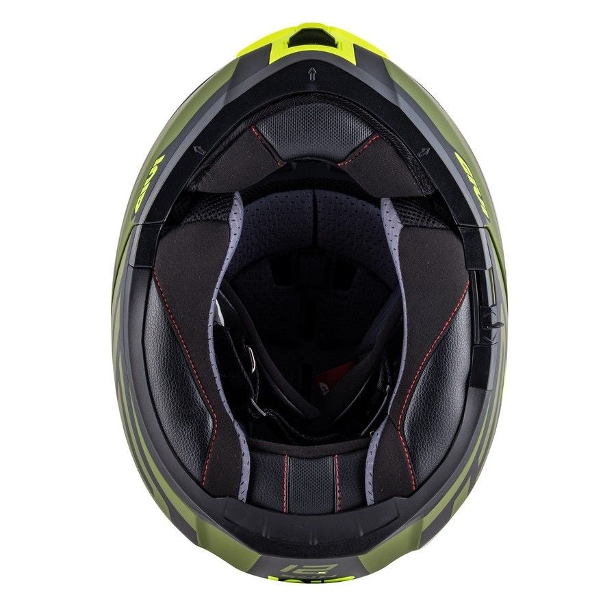 GIVI - CASCO X21 CHALLENGER SPIRIT VERDE NEGRO YELLOW - SECURTEX MOTOR S.L (t/a MaximoMoto)