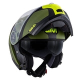 GIVI - CASCO X21 CHALLENGER SPIRIT VERDE NEGRO YELLOW - SECURTEX MOTOR S.L (t/a MaximoMoto)
