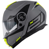 GIVI - CASCO X21 CHALLENGER SPIRIT GRIS NEGRO YELLOW - SECURTEX MOTOR S.L (t/a MaximoMoto)