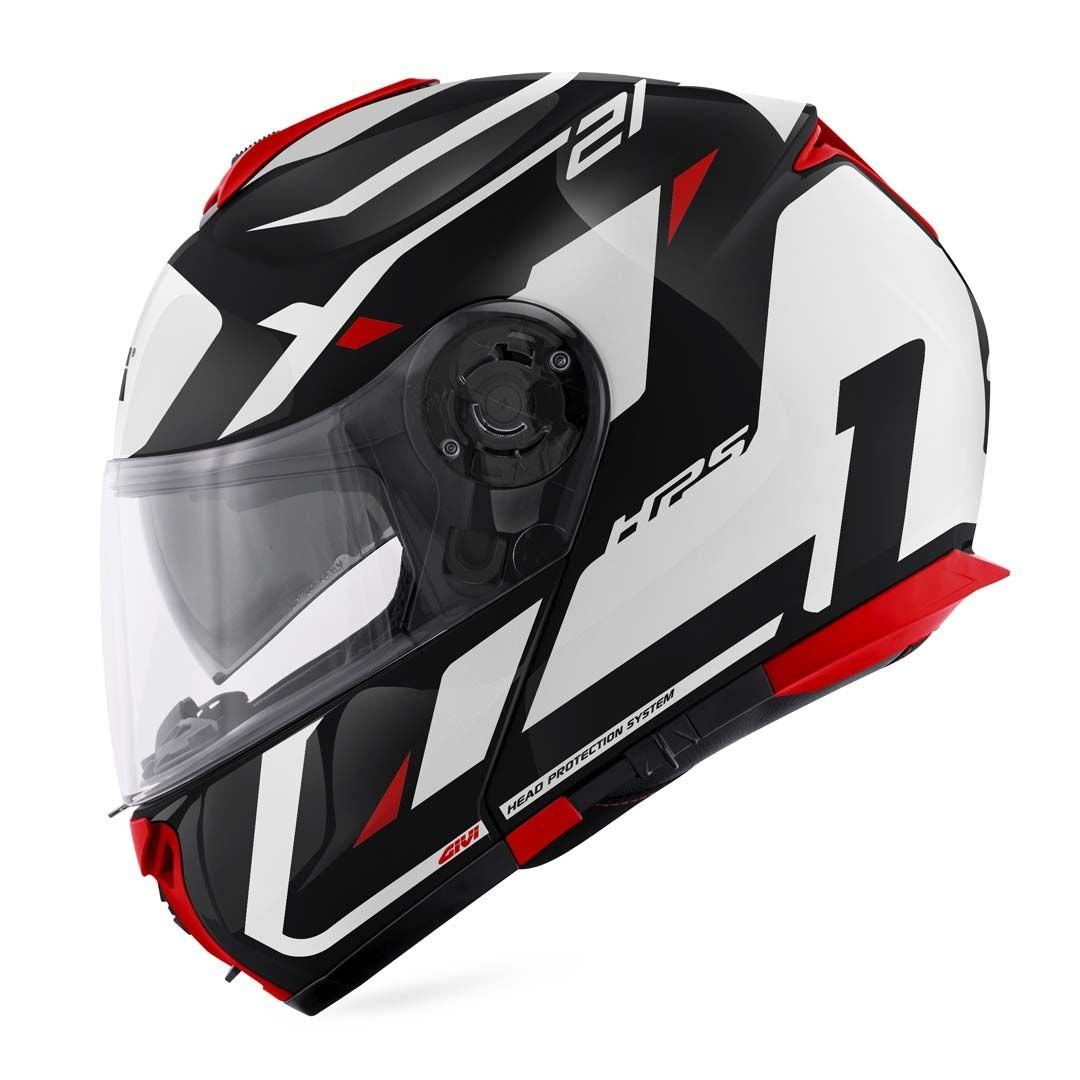 GIVI X21 Mod Number de motocicleta frente abatible Casco integral