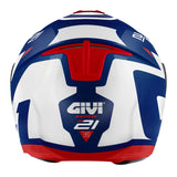 GIVI X21 Mod Number motocicleta Casco modular Azul Blanco Rojo