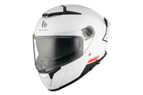 MT Thunder 4 SV Solid A0 CASCO Integral Para Moto De Turismo Blanco Perla Brillante - SECURTEX MOTOR S.L (t/a MaximoMoto)