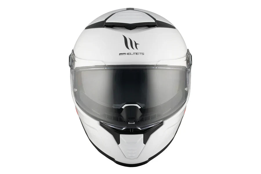 MT Thunder 4 SV Solid A0 CASCO Integral Para Moto De Turismo Blanco Perla Brillante - SECURTEX MOTOR S.L (t/a MaximoMoto)