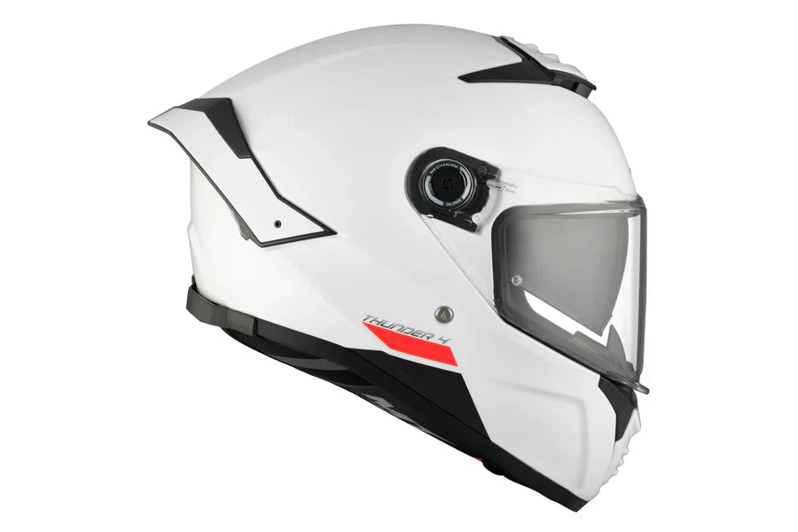 MT Thunder 4 SV Solid A0 CASCO Integral Para Moto De Turismo Blanco Perla Brillante - SECURTEX MOTOR S.L (t/a MaximoMoto)