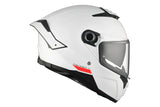 MT Thunder 4 SV Solid A0 CASCO Integral Para Moto De Turismo Blanco Perla Brillante - SECURTEX MOTOR S.L (t/a MaximoMoto)
