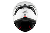 MT Thunder 4 SV Solid A0 CASCO Integral Para Moto De Turismo Blanco Perla Brillante - SECURTEX MOTOR S.L (t/a MaximoMoto)