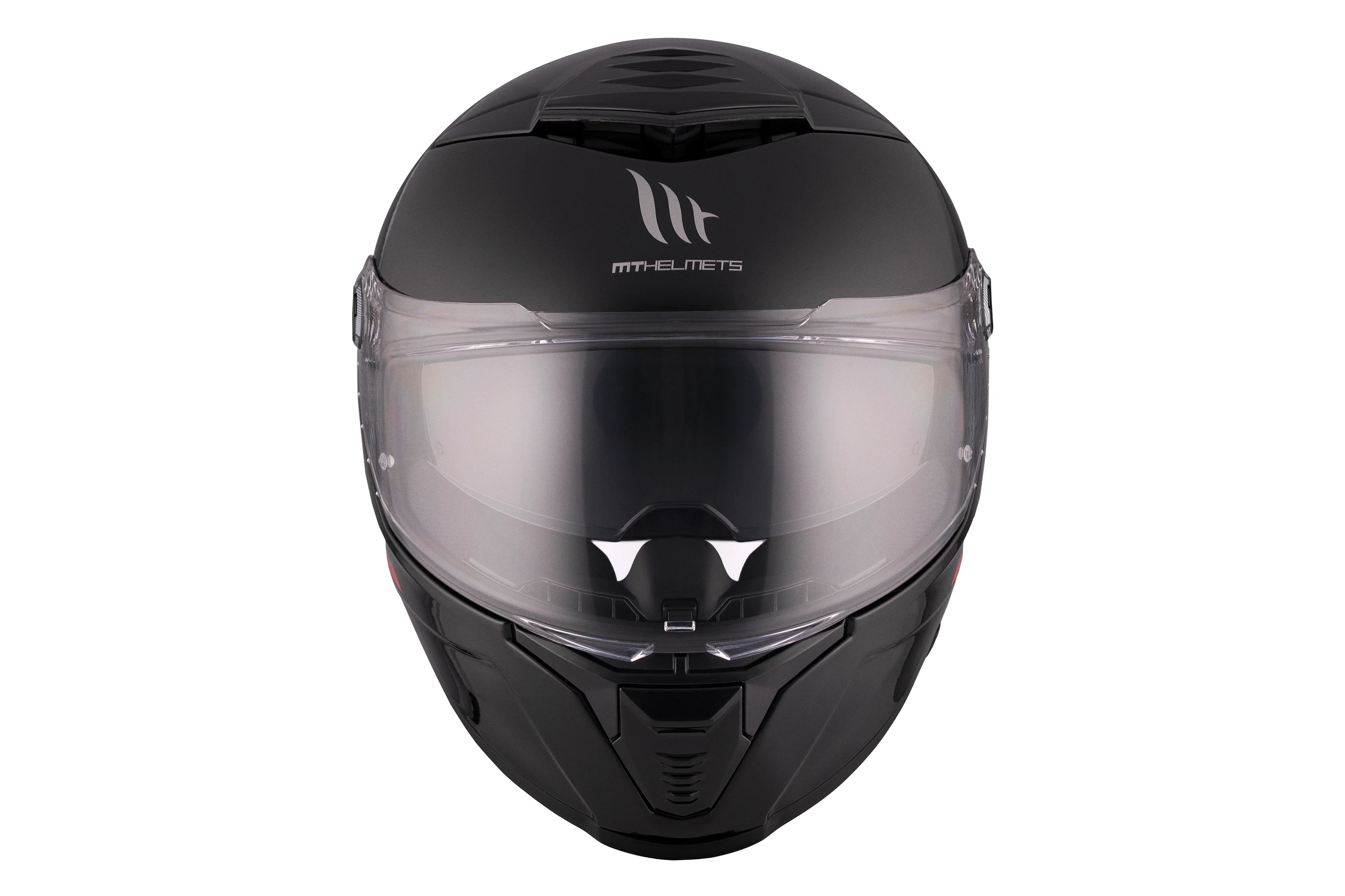 MT THUNDER 4 SV SOLID A1 Casco Integral Deportivo Para Moto Negro Brillante