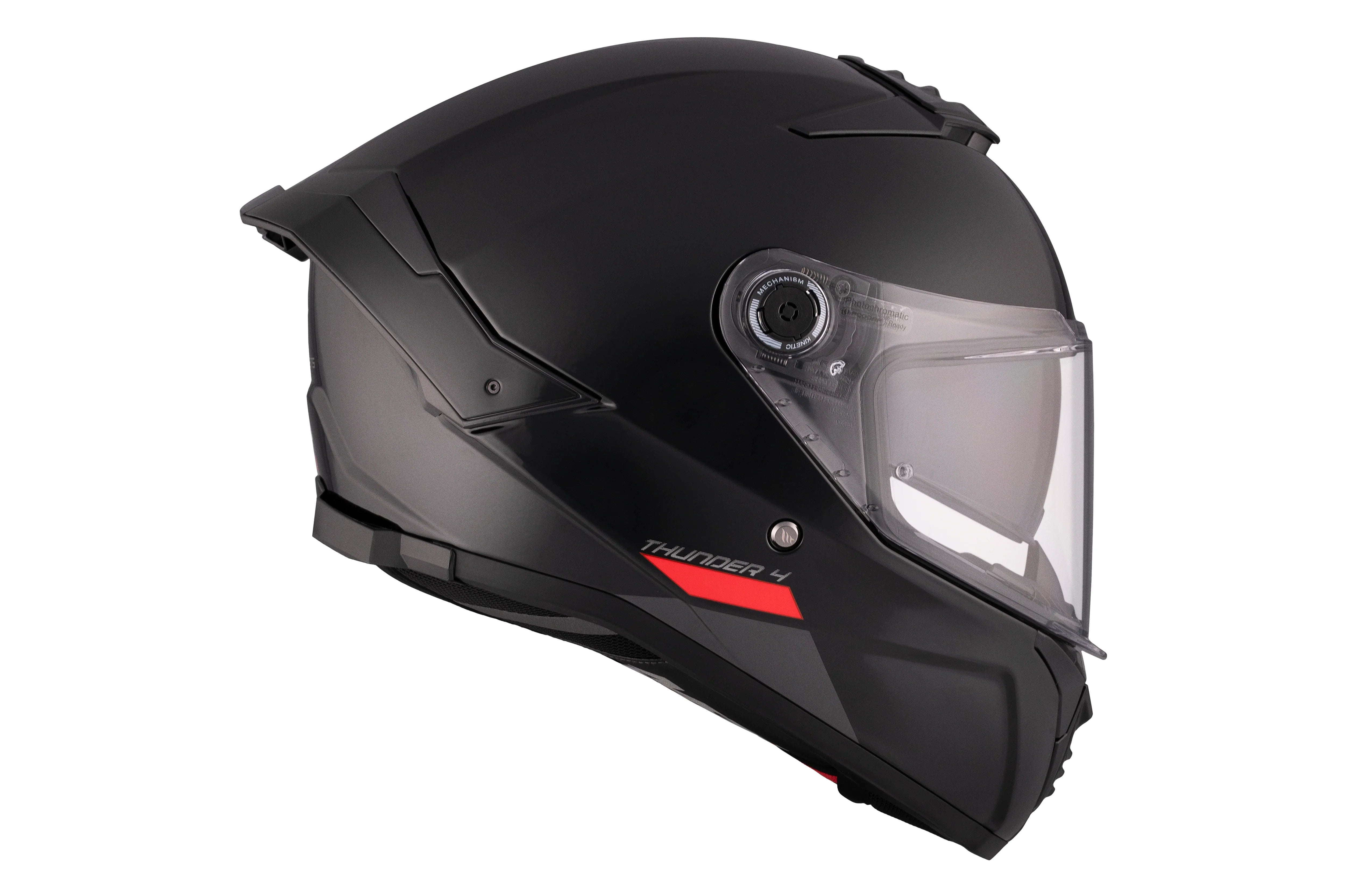 MT THUNDER 4 SV SOLID A1 Casco Integral Deportivo Para Moto Negro Brillante - SECURTEX MOTOR S.L (t/a MaximoMoto)