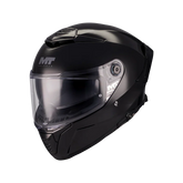 MT THUNDER 4 SV PURE A1 INTEGRAL CASCOS DE MOTO BRILLANT NEGRE