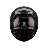 MT THUNDER 4 SV PURE A1 CASCO INTEGRAL DE MOTO BRILLO NEGRO