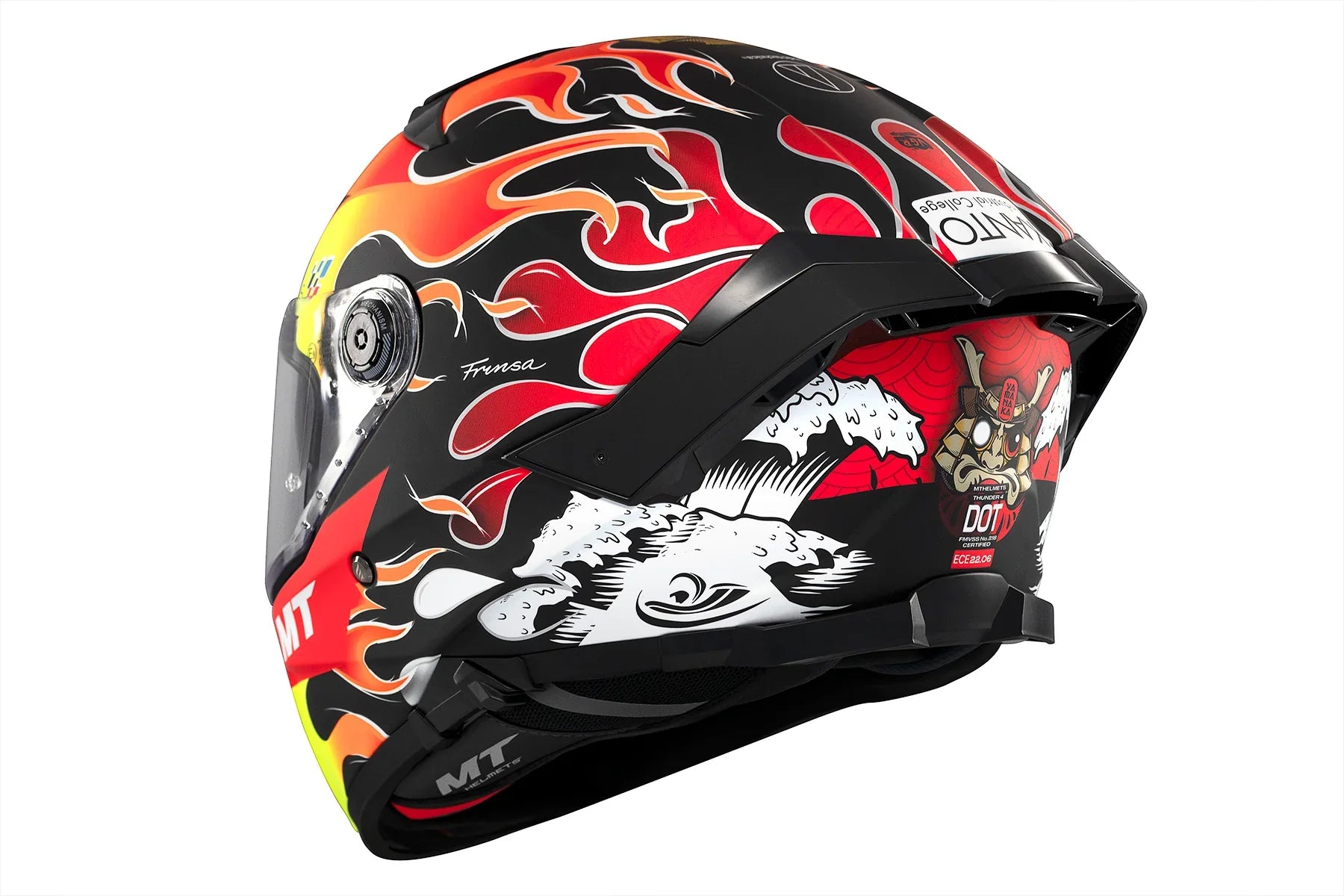 MT THUNDER 4 SV YAMANAKA 2024 B3 Casco Integral Para Moto De Turismo Mate - SECURTEX MOTOR S.L (t/a MaximoMoto)