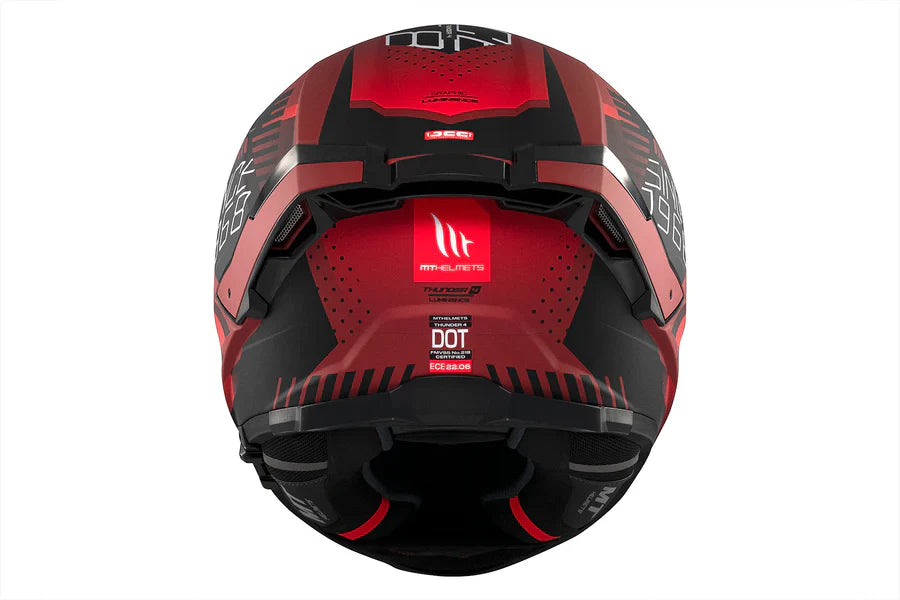 MT THUNDER 4 SV LUMINENCE D5 Integral Deportivo Para Moto Casco Mate - SECURTEX MOTOR S.L (t/a MaximoMoto)