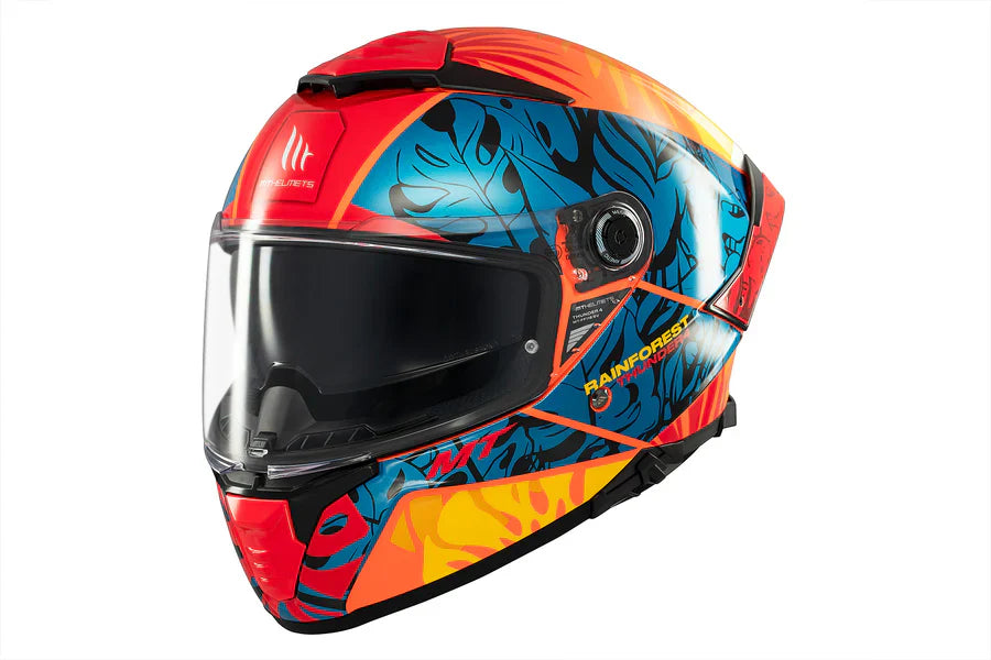 MT Thunder 4 SV Rainforest C4 deportivo para moto integral Casco brillante - SECURTEX MOTOR S.L (t/a MaximoMoto)