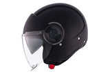 MT VIALE SV S SOLID A1 Casco De Moto Urbana Negro Mate - CASCO