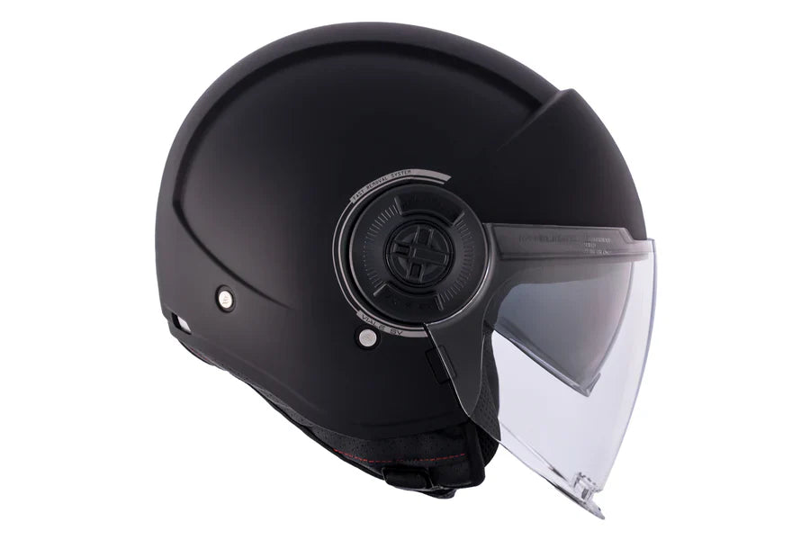 MT VIALE SV S SOLID A1 Casco De Moto Urbana Negro Mate - CASCO