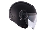 MT VIALE SV S SOLID A1 Casco De Moto Urbana Negro Mate - CASCO