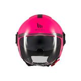MT VIALE SV S SOLID A8 CASCO INTEGRAL DE MOTO FLUOR ROSA BRILLO