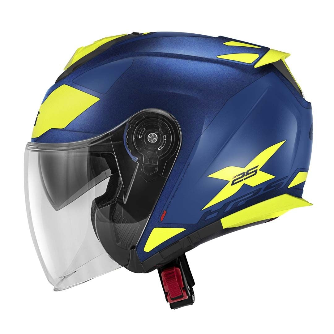 GIVI - CASCO JET X25 TARGET AZUL YELLOW - SECURTEX MOTOR S.L (t/a MaximoMoto)