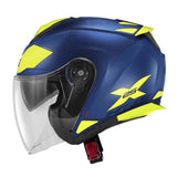 GIVI - CASCO JET X25 TARGET AZUL YELLOW - SECURTEX MOTOR S.L (t/a MaximoMoto)