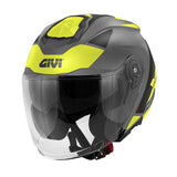 GIVI - CASCO JET X25 TARGET TITAN NEGRO YELLOW - SECURTEX MOTOR S.L (t/a MaximoMoto)