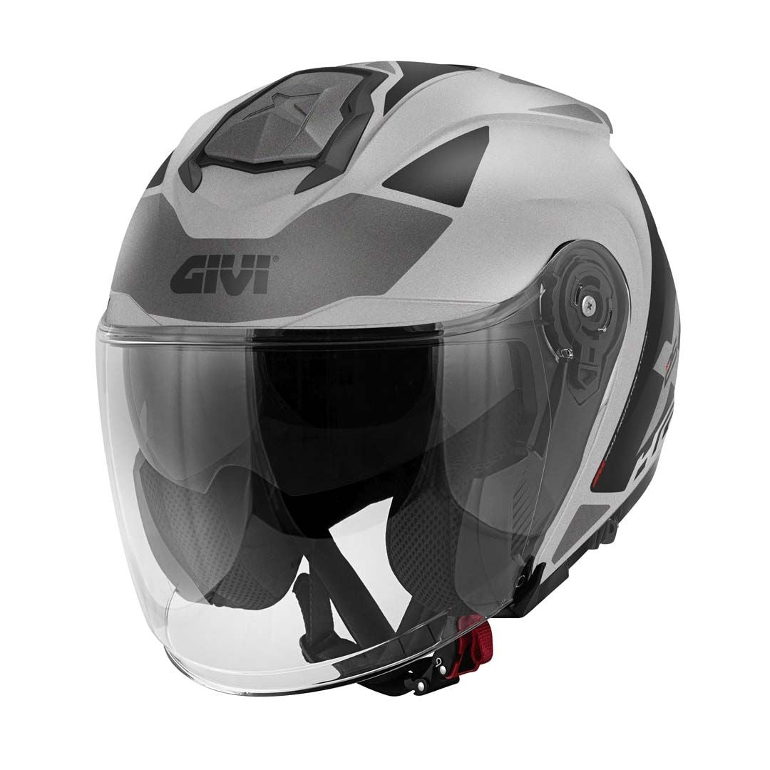 GIVI - CASCO JET X25 TARGET TITAN NEGRO - SECURTEX MOTOR S.L (t/a MaximoMoto)