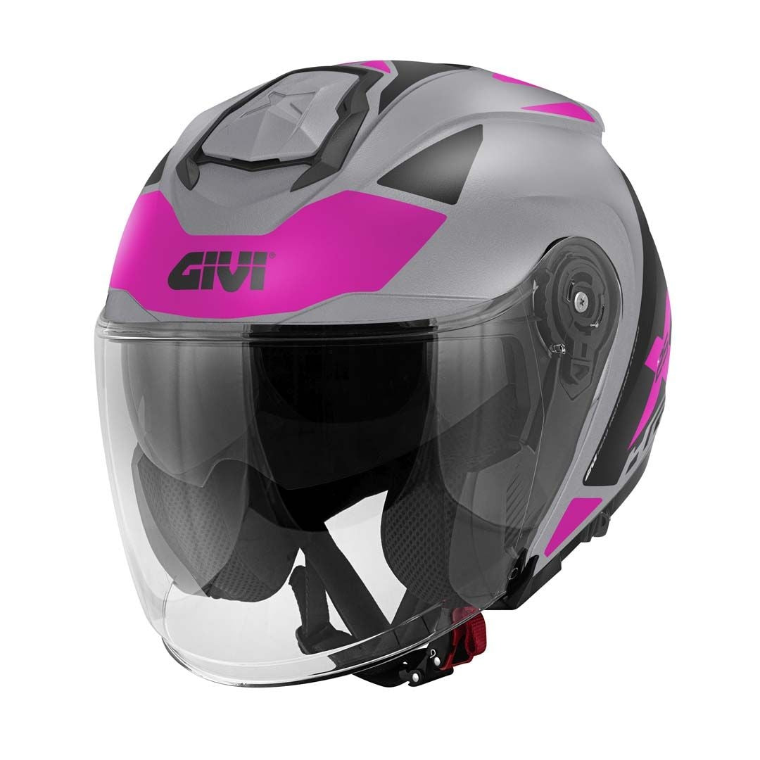 GIVI - CASCO JET X25 TARGET LADY TITAN ROSA - SECURTEX MOTOR S.L (t/a MaximoMoto)
