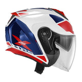 GIVI - CASCO JET X25 TARGET BLANCO AZUL ROJO - SECURTEX MOTOR S.L (t/a MaximoMoto)