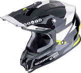 SCORPION VX-16 EVO AIR ROD Enduro Moto Casco Negro Amarillo
