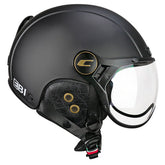 CGM 801V JET EBI VINTAGE Abierto Casco Negro Opaco - CASCO