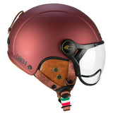 CGM 801V JET EBI VINTAGE Abierto Casco Satén Burdeos - CASCO