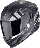SCORPION EXO-520 EVO AIR SENSUS Integral Casco Negro Plata