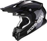 SCORPION VX-16 EVO AIR SOLID Motocross Casco Negro