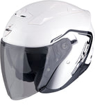 SCORPION EXO-230 CIT-E Abierto Casco Blanco Negro