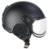 CGM 801S JET EBI TONE Negro Abierto Casco Gris Opaco - CASCO